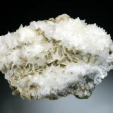 Alstonite on Barite
Brownley Hill Mine, Nenthead, Alston Moor, Cumbria, England, UK
8 cm across (Author: Jesse Fisher)