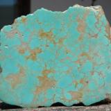 Turquoise
Mashhad County, Razavi Khorasan Province, Iran
5 x 4 x 1 cm

Piece polished on one side. Nice soft greenish-blue colour.
Bought personally in a lapidary shop in Mashhad in 1972 (Author: Josele)