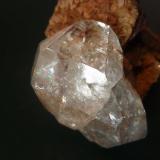 Quartz
Dare Colliery, Cwmparc, Rhondda-Cynon-Taff, Wales, UK
Quartz crystal, 40mm, on siderite, collected October 1992 (Author: ian jones)