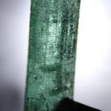 Beryl (var Emerald), Mica, Calcite
Rist Mine, (North America Emerald Mine), Hiddenite, Alexander County, North Carolina, USA
5.5 x 2.8 cm (Author: Don Lum)