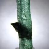 Beryl (var Emerald), Mica, Calcite
Rist Mine, (North America Emerald Mine), Hiddenite, Alexander County, North Carolina, USA
5.5 x 2.8 cm (Author: Don Lum)