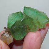 Fluorite and Quartz
Riemvasmaak, Northern Cape, South Africa
55 x 32 x 18 mm (Author: Pierre Joubert)