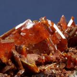 Wulfenite
Red Cloud Mine, Silver District, Trigo Mts., La Paz County, Arizona, USA
134 x 50 x 48 mm
closeup (Author: GneissWare)