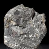 Antimony
Matilde mine, La Viñuela, Málaga, Andalusia, Spain
5,5x5x4 cm
Large, cleavaged crystals, with a bit of Quartz matrix. Interesting specimen obtained from J. Fabre at the 1987 Munich Mineral Show (Author: Simone Citon)