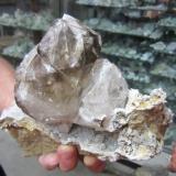 Quartz
Fonda, Mohawk County, New York, USA
13 cm. Top to bottom.
More quartz on dolostone. (Author: vic rzonca)