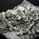 Dolomite, Pyrite, Calcite, Quartz
Qale-Zari Mine, South Khorasan Province, eastern Iran
FOV is 12 cm. (Author: vhairap)