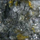 Azufre - bismuto - molibdenita
Mina Alcantarilla - Belalcázar - Córdoba - Andalucía - España
encuadre 4 mm (Autor: Mijeño)