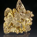 Gold
Eagle&rsquo;s Nest Mine, Placer Co., California, USA
1,5x1,4x0,3 cm
Nice Gold crystals from a note US mine. (Author: Simone Citon)