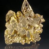 Gold
Eagle’s Nest Mine, Placer Co., California, USA
1,5x1,4x0,3 cm
Nice Gold crystals from a note US mine. (Author: Simone Citon)