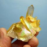 Quartz with iron oxide and feldspar.
Van Ryn’sdorp, Western Cape, South Africa.
55 x 47 x 45 mm
Same as above. (Author: Pierre Joubert)