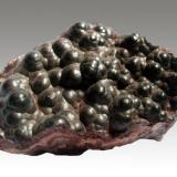Hematite
Geevor Mine, Pendeen, St Just, Cornwall, England, UK
Botryoidal hematite on quartz, 100x70mm, from Geevor, the "mine under the sea". Ex Richard Barstow collection. (Author: ian jones)