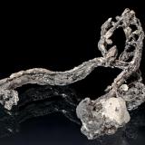 Silver
Kongsberg Silver Mining District, Kongsberg, Buskerud, Norway
4,5x4x2 cm
Consistent Silver wires and Calcite, from an old classic Silver district. (Author: Simone Citon)