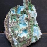 Crisocola
Mina 79, Chilito, Area de Hayden, Gila Co., Arizona, EEUU
68 x 68 x 60 mm. (Autor: José Luis Zamora)