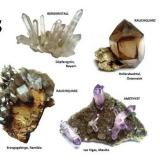 Quartz (Amethyst; Rock Crystal, Smoky Quartz, Prase)
China, Austria, Germany, Kazakhstan, Mexico, Namibia, USA (Author: Tobi)