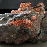 Cobre
Mina Caledonia, Ontonagon Co., Michigan, EEUU
79 x 42 x 45 mm. (Autor: José Luis Zamora)