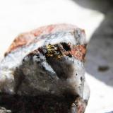 Gold
Wright Hardgraves, Kirkland Lake, Ontario, Canada
4 x 4 cm

Gold in molly and quartz (Author: derrick)
