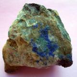 Azurita y malaquita
Mina Marialina, Peraleda de San Román, Cáceres, Extremadura, España
5 x 5 cm (Autor: Cristalino)