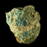 Lazulite
Höllgraben, Werfen, Salzburg, Austria
45 mm
Typical sample with small crystals. (Author: Gerhard Brandstetter)