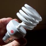This is the type bulb I use; a cheap one that was supplied by our energy supplier. (Author: Pierre Joubert)
