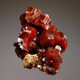 Vanadinite
Mibladen, Khénifra Province, Meknes-Tafilalet Region, Morocco
3.5 x 4.7 cm. (Author: crosstimber)