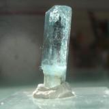 Beryl (variety aquamarine)
Xuan Le, Thanh Hoa, Vietnam
2,1 x 0,6 x 0,65 cm

Aquamarine (scepter) (Author: Jacquou HO)