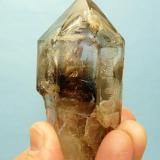 Smoky/amethyst quartz crystal
Brandberg, Namibia
96 x 46 x 33 mm (Author: Pierre Joubert)