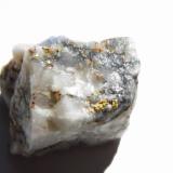 Gold on Quartz
Wright Hardgrave Mine, Kirkland Lake, Ontario, Canada
3x3 cm (Author: derrick)