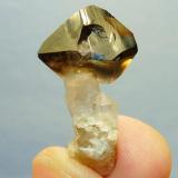 Smoky quartz scepter
Northern Cape, South Africa
34 x 17 x 11mm
Same as above. (Author: Pierre Joubert)