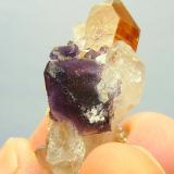 Quartz and Fluorite
Northern Cape, South Africa
38 x 24 x 19 mm
Same as above. (Author: Pierre Joubert)
