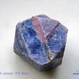 Corundum
Zazafotsy, Ihosy, Madagascar
5 x 4 cm
Two successive growths. (Author: Roger Warin)