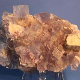 Fluorite, Quartz, Barite, Galena
Blanchard Mine, Bingham, New Mexico, USA
10.5 x 7.0 x 5.7 cm (Author: Don Lum)