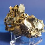 Pyrite, Barite
Bou Nahas, Oumjrane Alnif, Er Rachidia, Morocco
8.5 x 5.8 x 5 cm (Author: Don Lum)