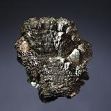 Arsenopyrite
Huanggang Mine #2, Keshiketeng Co., Chifeng Pref,, Inner Mongolia AR, China
4.3 x 5.0 cm
Radial aggregate of bright arsenopyrite crystals. (Author: crosstimber)