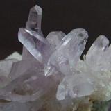 Quartz with Amethyst.
Piedra Parada, Tatatila, Veracruz, Mexico.,
FOV 30 x 15 mm (approx) (Author: nurbo)