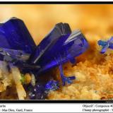 Azurite
Mas Dieu, Mercoirol, Gard, France
fov 3 mm (Author: ploum)