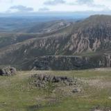 Looking east along the northern corries of Ben Avon, the partner mountain to Ben a&rsquo; Bhuird. Not yet explored by myself. There&rsquo;s a lot of ground to cover, and it&rsquo;s very remote. August 2011. (Author: Mike Wood)