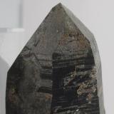 Smoky Quartz
Ben a’ Bhuird, Cairngorm Mountains, Grampian Region, Scotland, UK
55mm x 24mm x 20mm crystal
Close-up of the above specimen. (Author: Mike Wood)