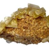 Baryte
Baryte occurrences, Châtelguyon, Puy-de-Dôme, Auvergne, France
Specimen size 7 cm (Author: Tobi)