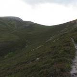 A ’stalkers’ path makes life easier on the steeper ground. These paths were made over a hundred years ago by estate workers specifically to allow easier access into the mountains, for the purpose of deer stalking, on the Laird’s estate (land). (Author: Mike Wood)