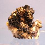 Sphalerite, Galena, Chalcopyrite
2100 foot level, Camp Bird Mine, Ouray, Sneffels District, Ouray Count, Colorado, USA
4.0 x 4.0 x 4.0 cm (Author: Don Lum)