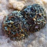Marcasita en DolomitaLas Suertes Quarry, Las Suertes, Vegas de Matute, Comarca Suroeste, Segovia, Castile and León, SpainCristal de 1,2 x 0,9 cm. (Autor: javier ruiz martin)