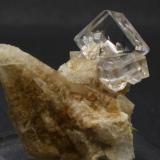 Fluorite, Calcite
Llamas Quarry, Duyos, Obdulia vein, Caravia District, Caravia mining area, Asturias, Spain
Main crystal is 1 x 0.8 cm (Author: James)