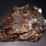 Siderite
Roxbury iron Mine, Roxbury, Litchfield Co., Connecticut, USA
9.0 x 11.0 cm
Chocolate-brown, crystalline siderite with a slightly irridescent surface and minor quartz. (Author: crosstimber)