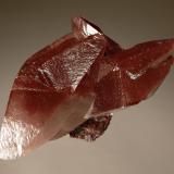 Calcite
N’Chwaning II Mine, Kuruman, N. Cape Prov., South Africa
3.5 x 7.2 cm
Scalenohedral calcite crystals with a reddish-brown hue imparted by hematite. (Author: crosstimber)