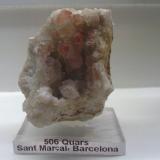 Cuarzo hematoideo sobre fluorita
Mines de Sant Marçal, Montseny, Viladrau, Osona, Girona, Catalunya, España
4 x 4 x 4 cm
 (Autor: DavidSG)