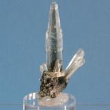 Quartz with chlorite inclusions
Dhading, Dhading District, Bagmati Zone, Nepal
4.5 x 2.5 cm (Author: Don Lum)