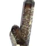 Smoky quartz, bertrandite
Kara-Oba W deposit, Betpakdala Desert, Karagandy Province, Kazakhstan
Specimen height 13 cm (Author: Tobi)