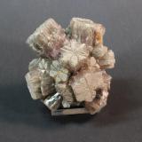 Aragonite
Gallo River, Molina de Aragon, Guadalajara, Castile--LaMancha, Spain
5.3 x 5 x 4.6 cm
Aragonite Pseudohexagonal Trillings (Author: Don Lum)