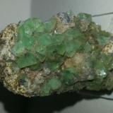 Fluorita
Cantera Berta, El Papiol, Sant Cugat del Vallés, Barcelona, Cataluña, España
5 x 2,5 x 2,5 cm (Autor: Javier Rodriguez)