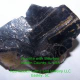 Fluorite with bitumen
Hardin County, Illinois, USA
55 x 50 40 mm
A beautiful sample from the United States. (Author: gemlover)
